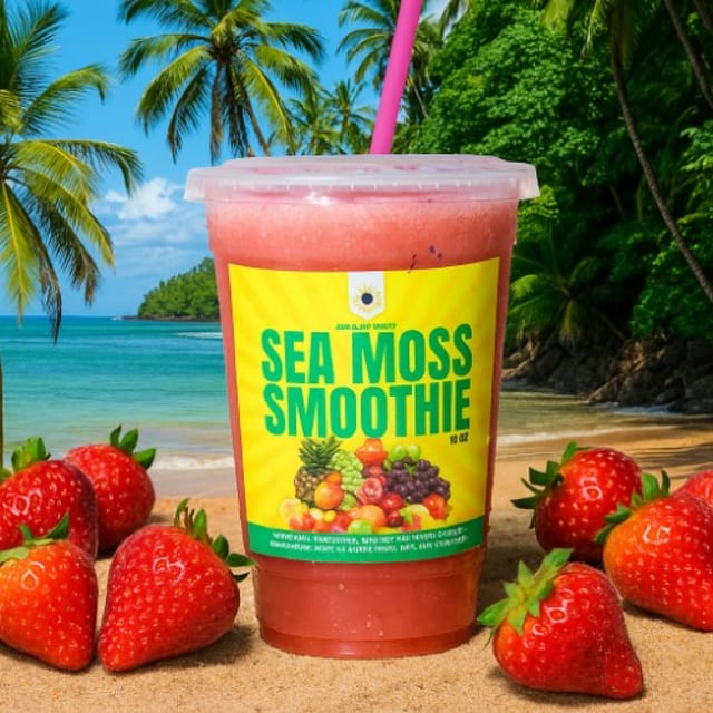 Strawberry/Mango Smoothie.